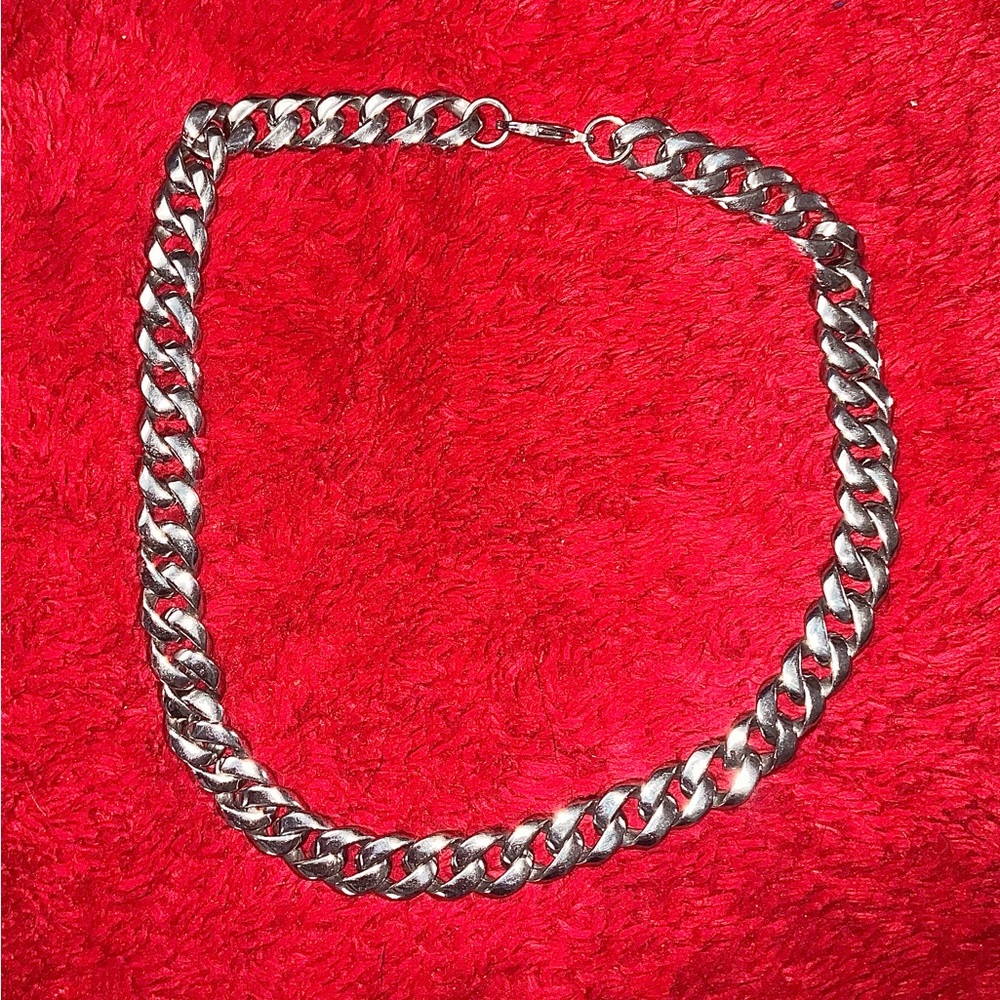 Kay Jewelers 22” Chunky Silver Chain Necklace